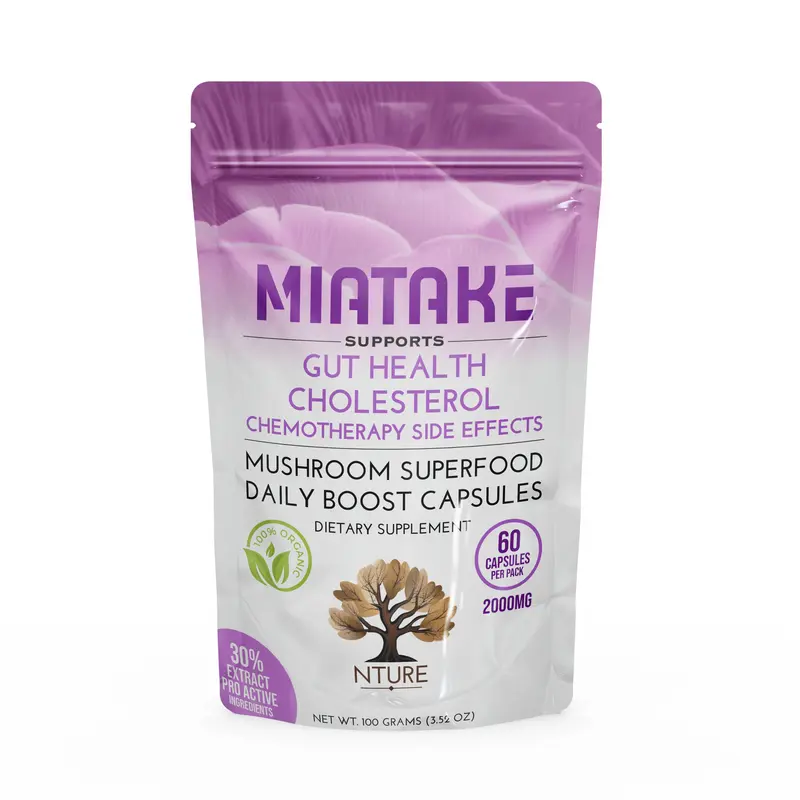 Miatake Mushroom 60 Capsules Halal and Vegan 0