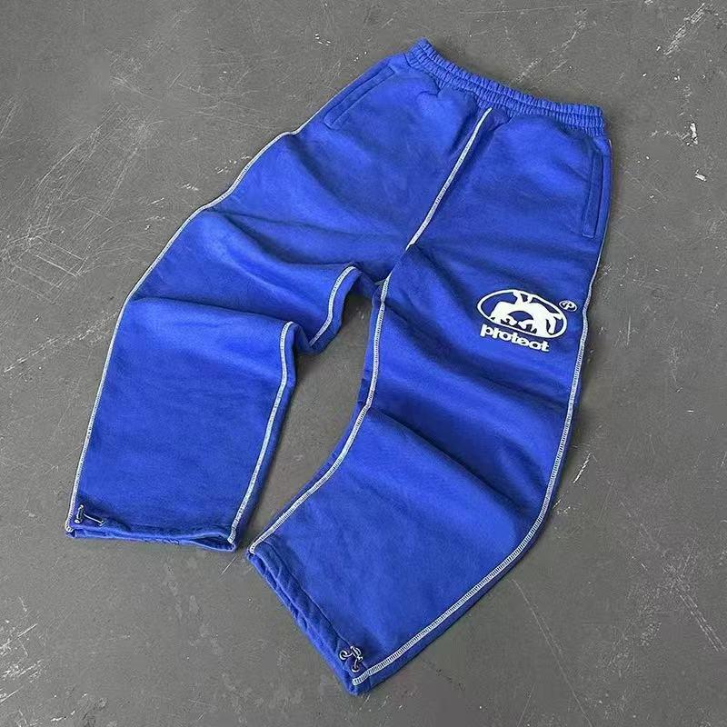2025 New Fleece Embroidered Sports Pants Trapstar Letter Casual Street Youth Plus Sweatpants Movement 5