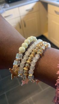 Product Review of Boho Butterfly Charm Beaded Gypsy Bracelet Kit, 4pcs/set Fashion Multi-layer Bracelet on Wrist Jewelry for Women, Trendy Hand Jewelry for Party, Club, Gift for Girls from u**5 0
