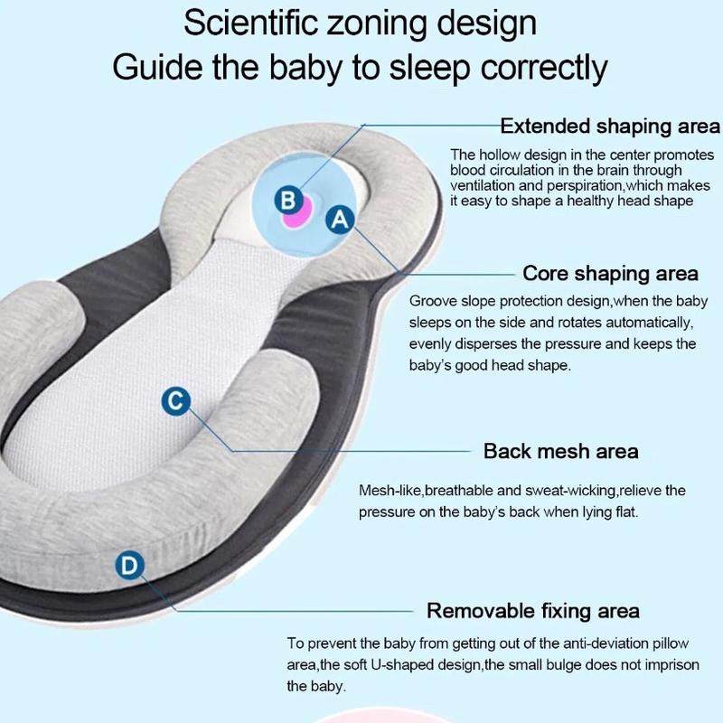 Baby Nest Orthopedic Baby Pillow Against Deformation and Flat Head Baby Nest NEW Infant 8