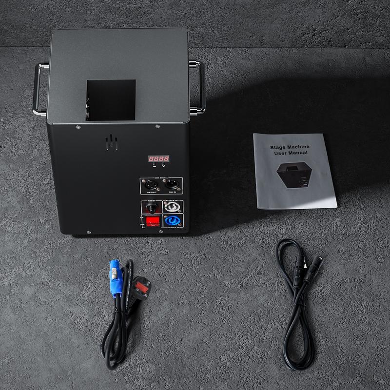Product Introduction of 200W DMX Flame Thrower Effect Fire Stage Machine Christmas Party Projector DJ Show 11