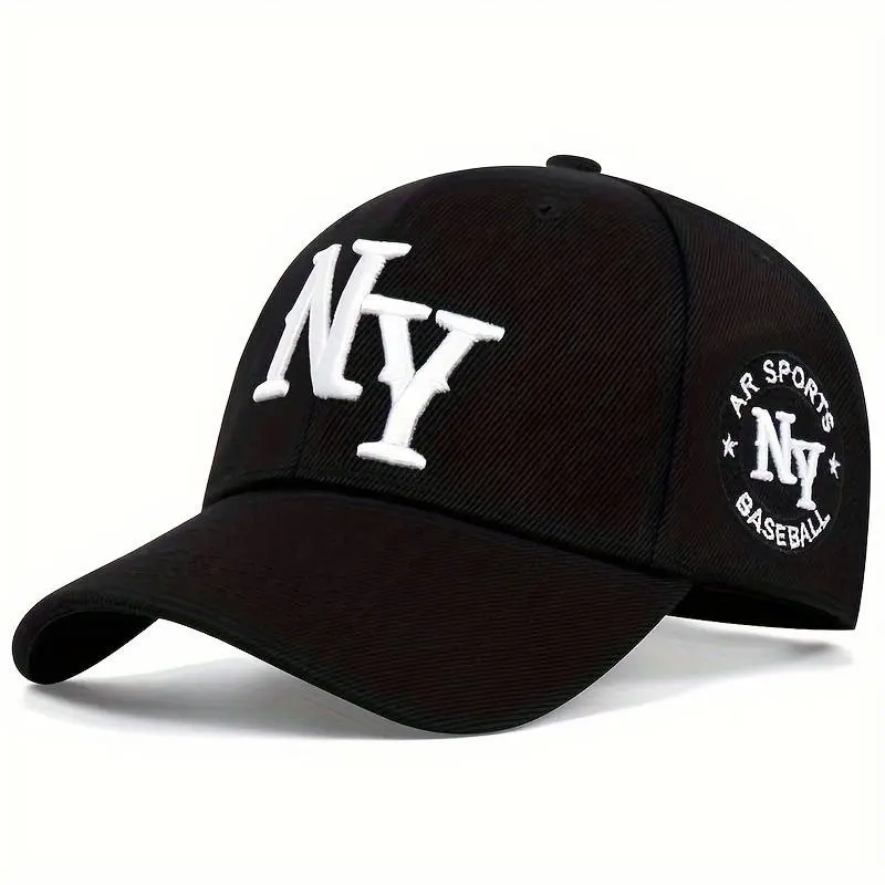 Black New York NY Baseball Cap - Hip Hop Streetwear