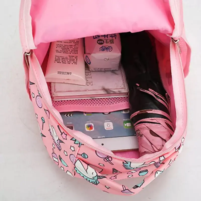Kids Children Unicorn Backpack Girls Boys School Bag Rucksack Kindergarten Bags 8