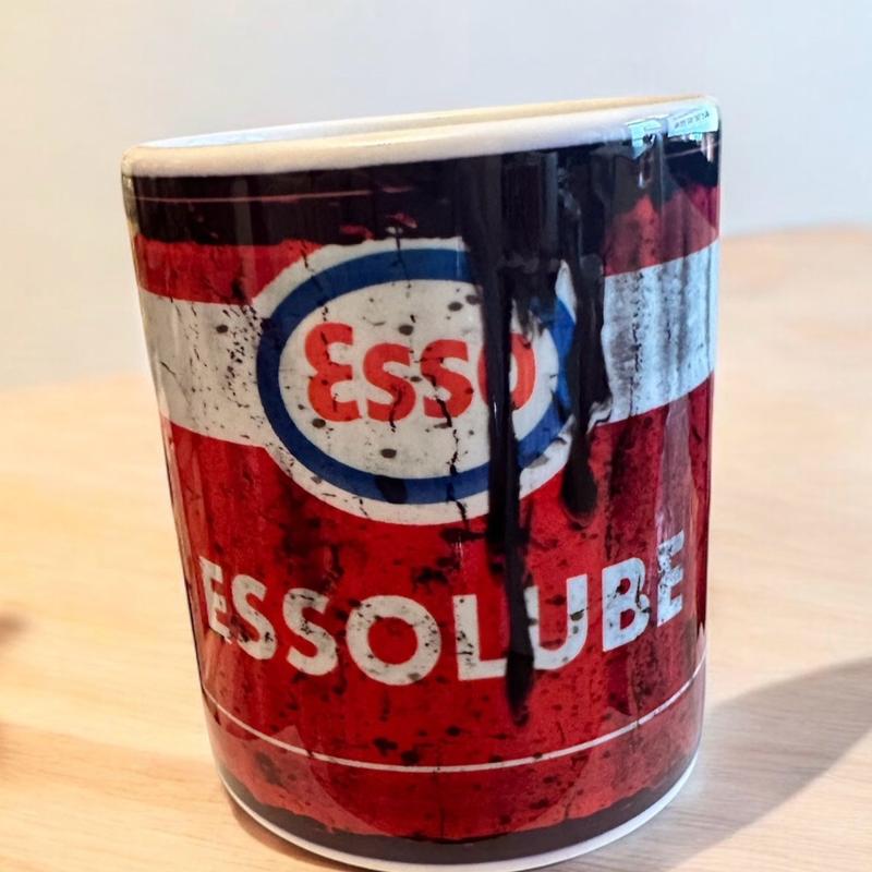 Castro Retro oil inspired Coffee or Tea Mug - Perfect for Drinking Your Favorite Beverages - Drinkware, Tumblers Ceramic Stylish Washable Reuse Reusable Cup 4
