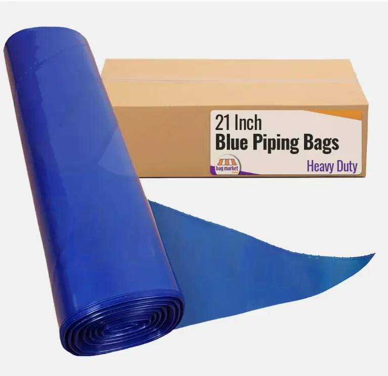 Blue Disposable Icing Piping Bags 21" Large Heavy Duty Mash Savoy Cake Non Stick pipingbag - Home & Kitchen Supplies - Bakeware Bakeware
