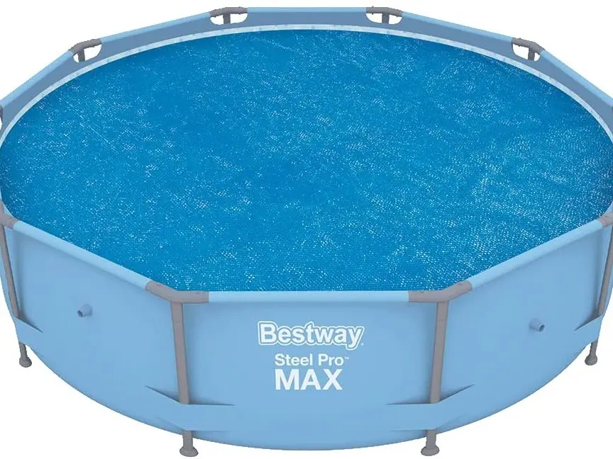 10 Ft Solar Pool Cover Inflatable Paddling Pool Protective Floating