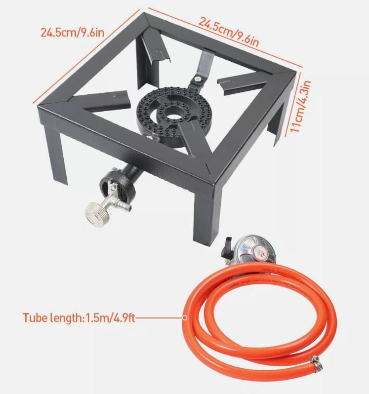 Product Introduction of LPG Gas Burner Cooker Stove Cast Iron Boiling Ring for Camping and Catering 6