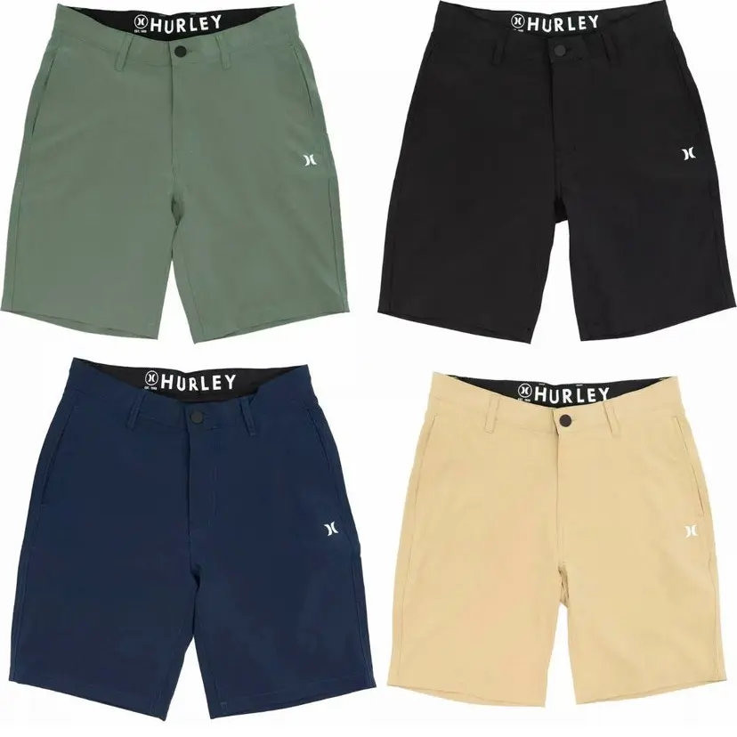 Hurley Mens Hybrid Walking Shorts Quick Dry 5 Colours, Small sizes. Go up one size