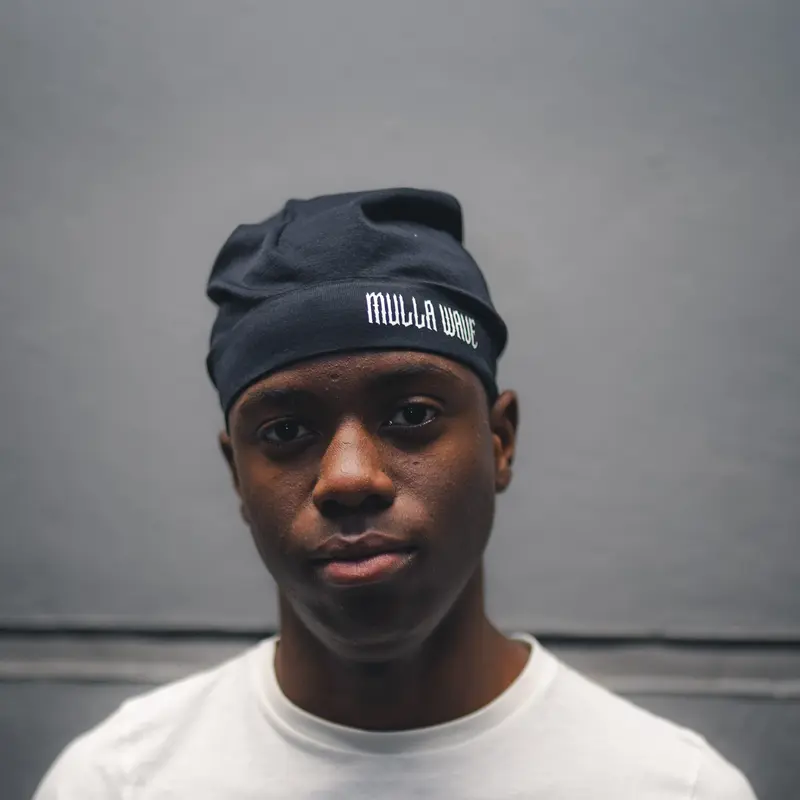MULLA WAVE (BLACK) skull cap 0