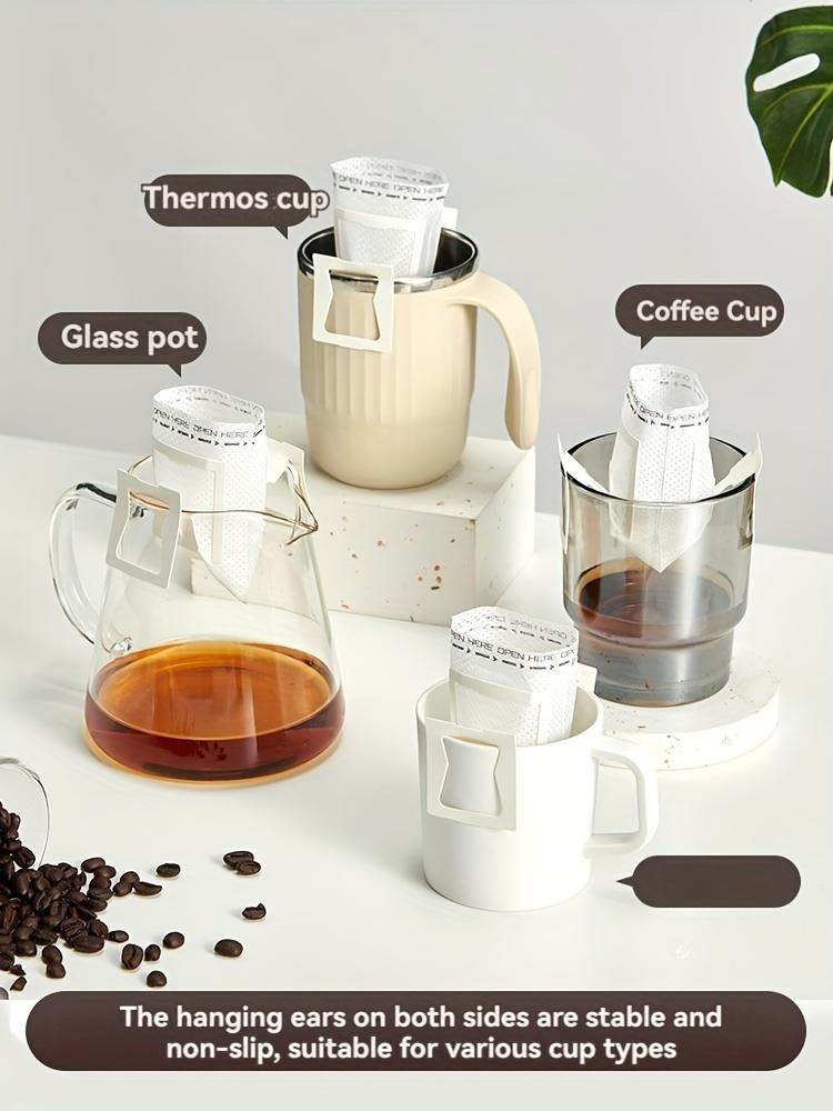 Product Introduction of 50pcs/Pack Guaranteed Portable Drip Filter Cup Coffee Filter Paper Net Bag 7