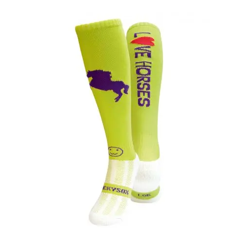 WackySox 4 Pairs for 3 Pairs Saver Pack Best Mucker Outer Equestrian Socks Horse Riding Socks 1