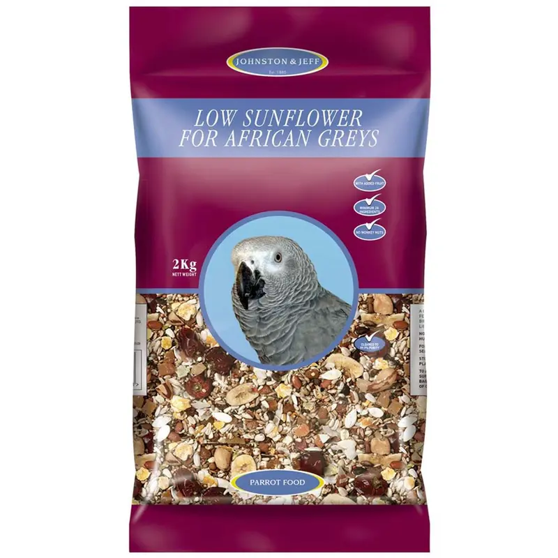 Johnston & Jeff Low Sunflower African Grey 2kg 0