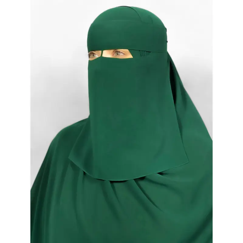 Short 1 Layer Niqab | Thin Nose String 8