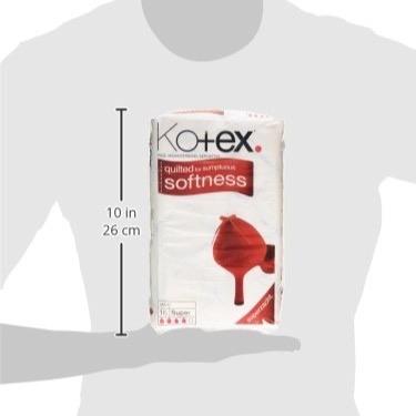 Kotex Maxi Super Sanitary Towels Pads - Pack of 5 (80) for Women's Period Pack Period Comfort 3