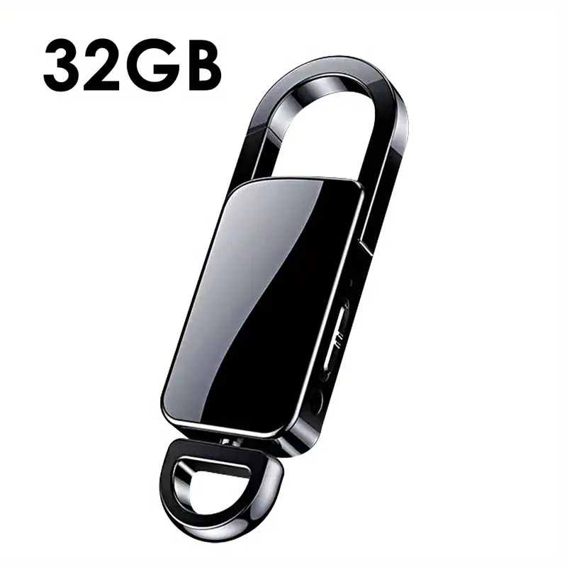 32GB Keychain Professional Recorder for Lectures, Classes, Meetings & Interviews - Perfect Gift Audio 5