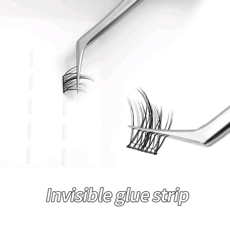 Eyelashes - Pre-cut Lash Adhesive Strips for Salon Quality Lashes - Makeup Cosmetic 3