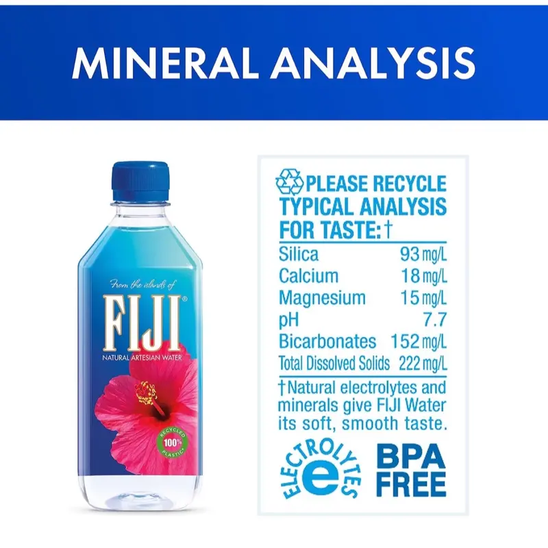 Fiji Water Fiji Natural Artesian Water, 500ml bottle Beverage 4