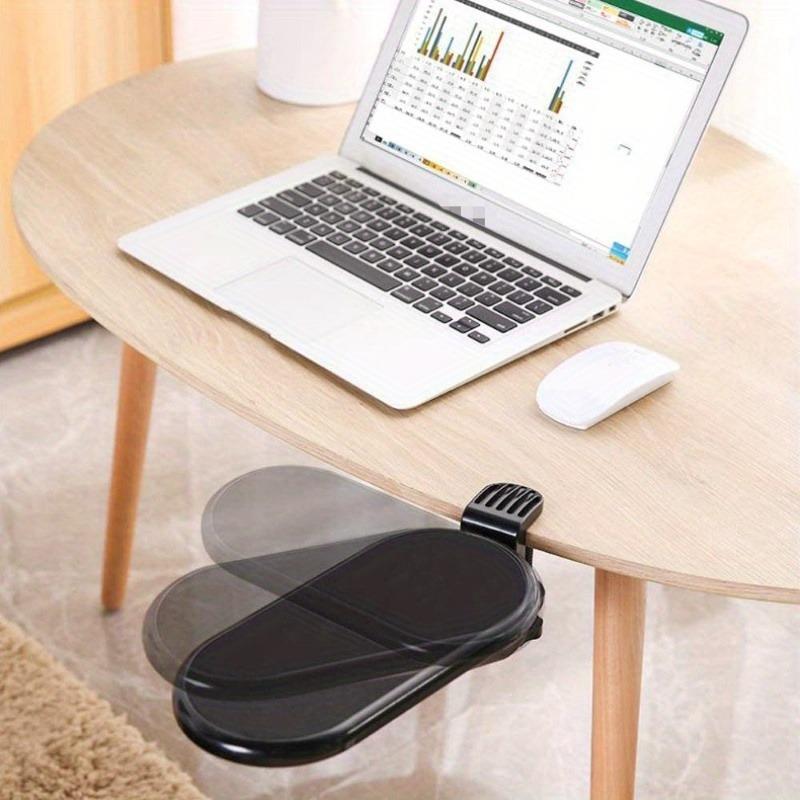 Ergonomic Adjustable Computer Armrest with Rotating Mouse Pad Holder and Keyboard Extender for Office Comfort 2