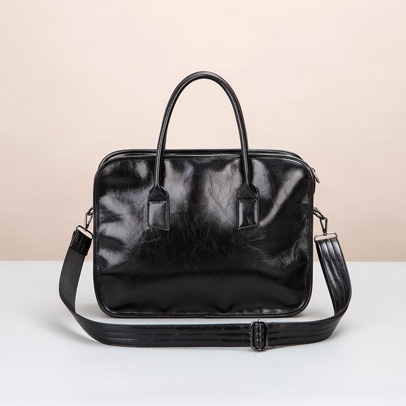 Product Introduction of Custom Design Business Laptop Waterproof Computer Handbag Men Shoulder Cross Body Bag Vintage Men's Briefcase 11