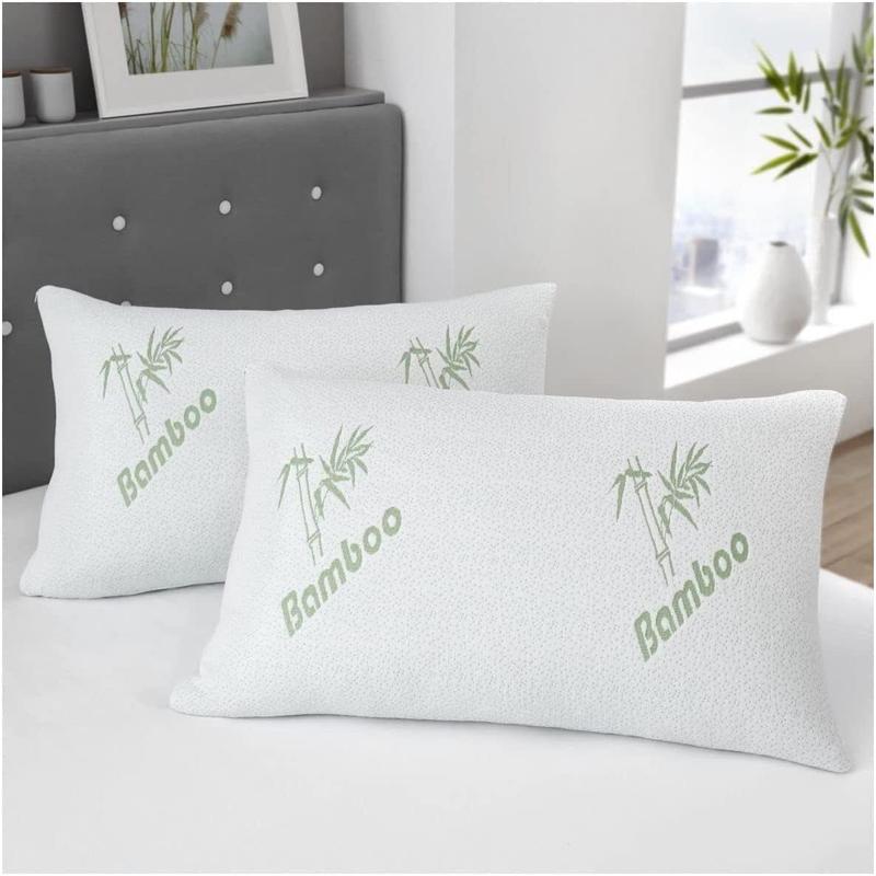 Product Introduction of Bamboo Memory Foam Pillows with Removable Cover, Medium Firm Support, Orthopedic Pain Relief Pillows 1
