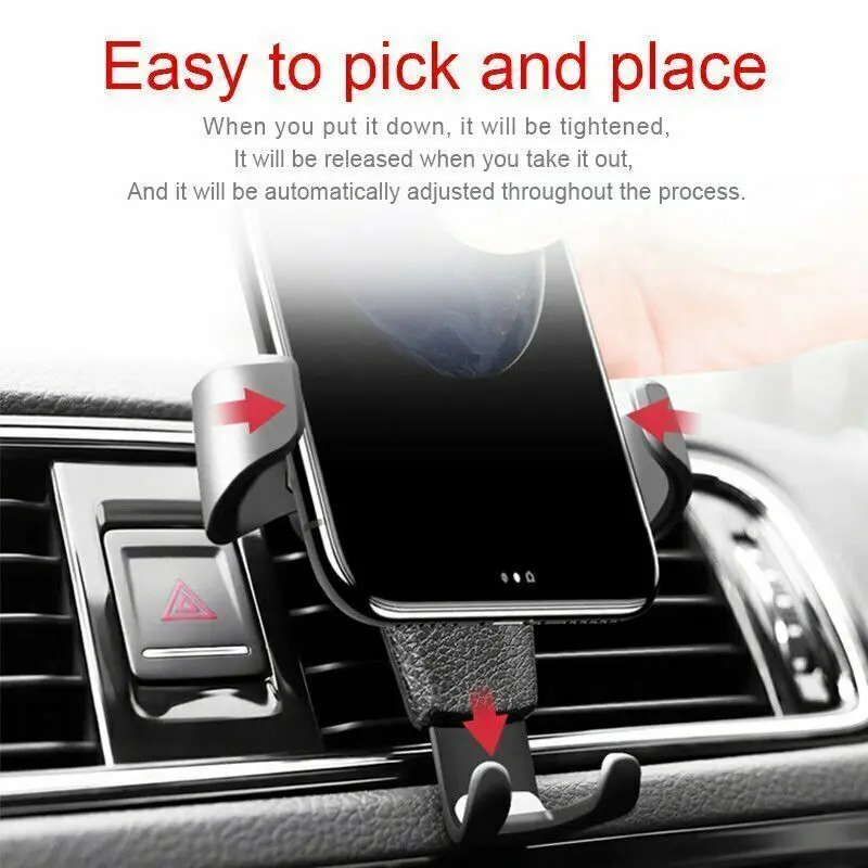 Universal Mobile Car Phone Holder Air Vent Gravity Design Mount Cradle Stand 3