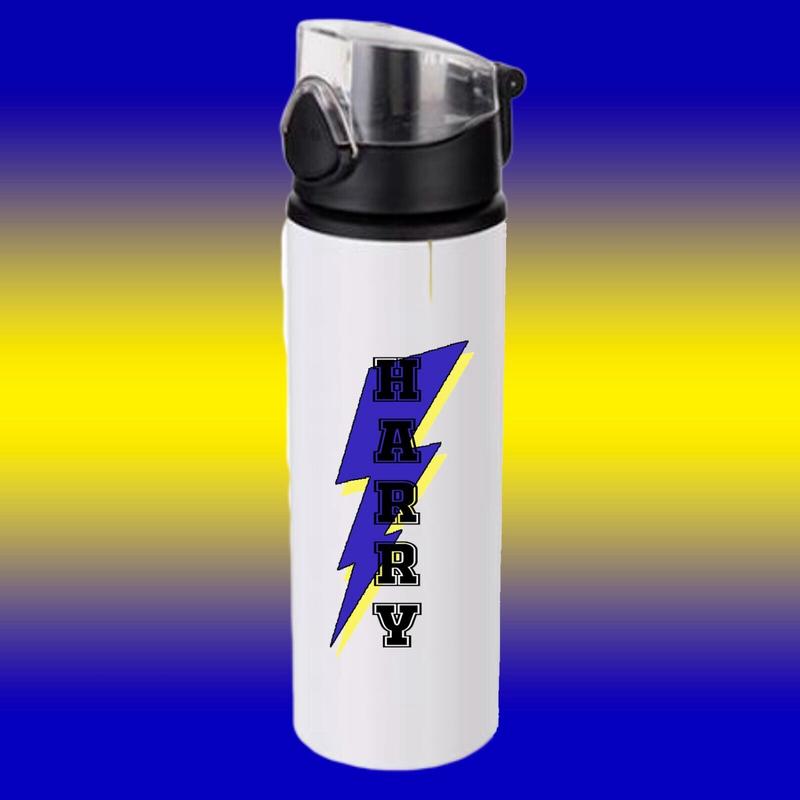 Personalised Cristiano Ronaldo water bottle, gym, school, football, sports, gift 2