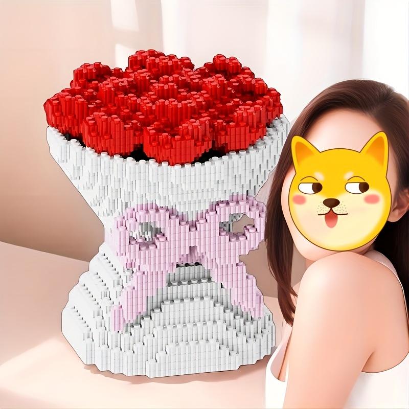 Product Introduction of 3500pcs 3D Puzzle Rose Bouquet - Educational Building Blocks for STEM Skills, Focus, Creativity & Perfect Gift for Multiple Occasions 0