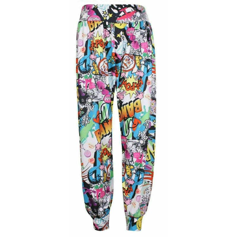 Womens Harem Ali Baba Long Pants Trousers Ladies Baggy Hareem Leggings Plus Size 3