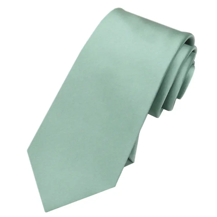 Sage Green Slim Tie 0