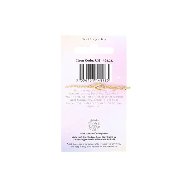 Opalite Manifestation Necklace for Personal Growth and Wellbeing 1