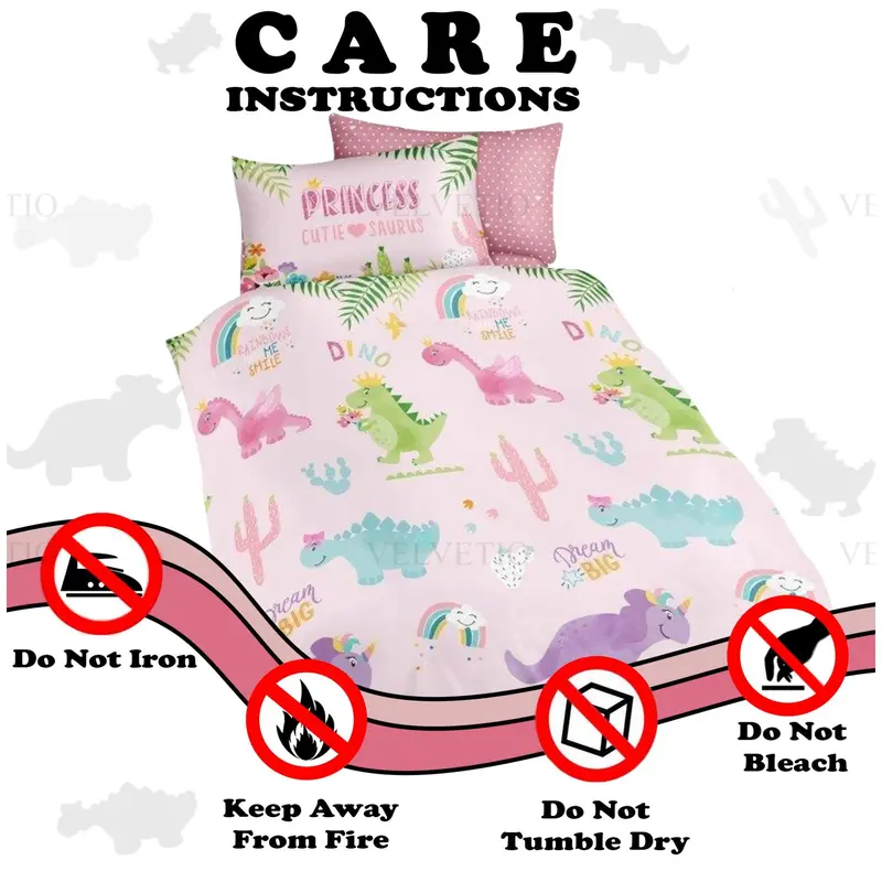 Cutie Suraus Duvet Cover Set, Curtain Or Fitted Sheet Poly Cotton Kids Bedding In Single Size 4