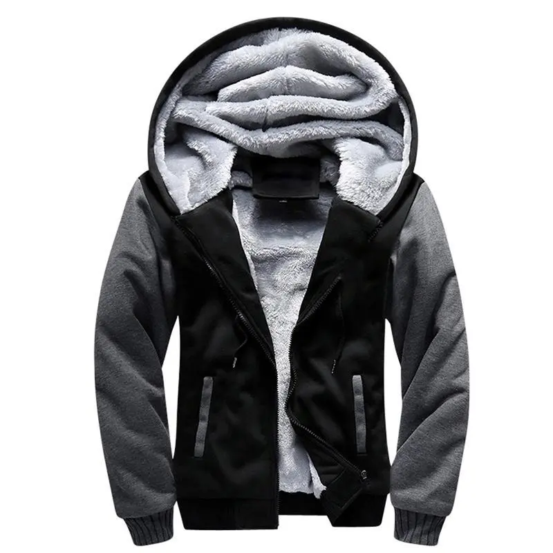 Men's Jacket Camouflage Thicken Winter Jackets for Men Fleece Long Sleeve Coat Man Casual Hoodies Streetwear Men's Coats 2