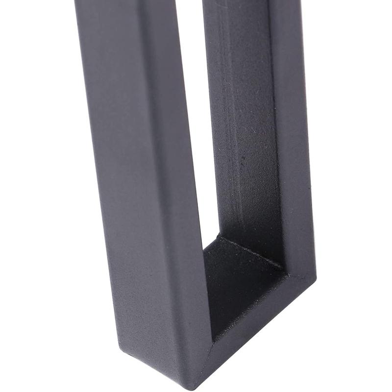 Set of Triangle Table Wood/Metal Coffee Living Room End Tea Nesting Tables Angled Legs 6