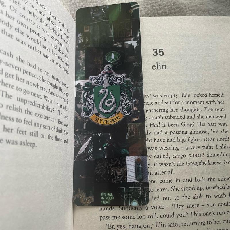 Harry Potter Slytherin Theme bookmark 2