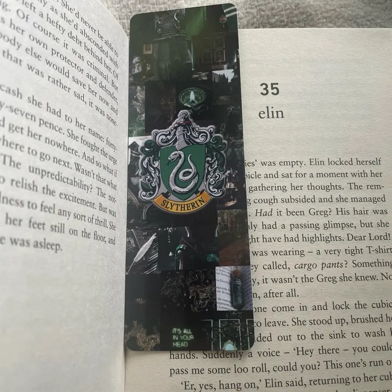 Harry Potter Slytherin Theme bookmark 1