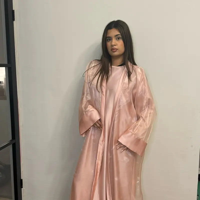 Layla Chiffon Abaya Two Piece Dress (SALE ITEM) 1