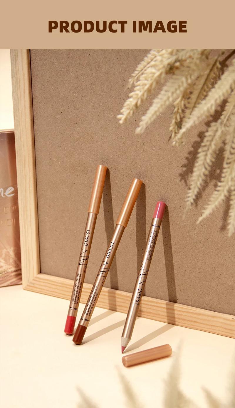 Product Introduction of Summer Cosmetic Supplies, Long Lasting Lip Liner, 12pcs/set Matte Lip Liner for Daily Use, Smudge Proof Easy Coloring Lipliner Pen, Girls and Women Makeup Accessories, Daily Lip Makeup, Smooth Lip Cosmetic Silky Eyeliner 22