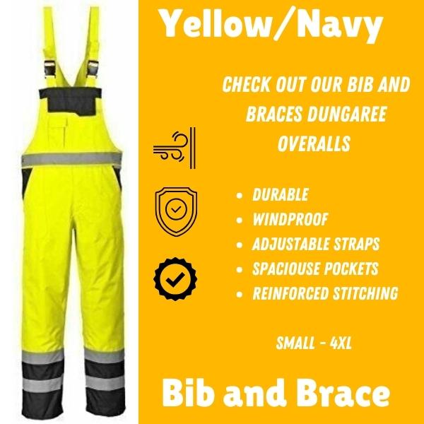 Product Introduction of Bib & Brace Overall Dungaree Waterproof Windproof Durable  Adjustable Straps and Multiple Pockets Jumpsuit Uniforms Clothing - Menswear Long Outdoor Small - 4xl Sleeveless 0