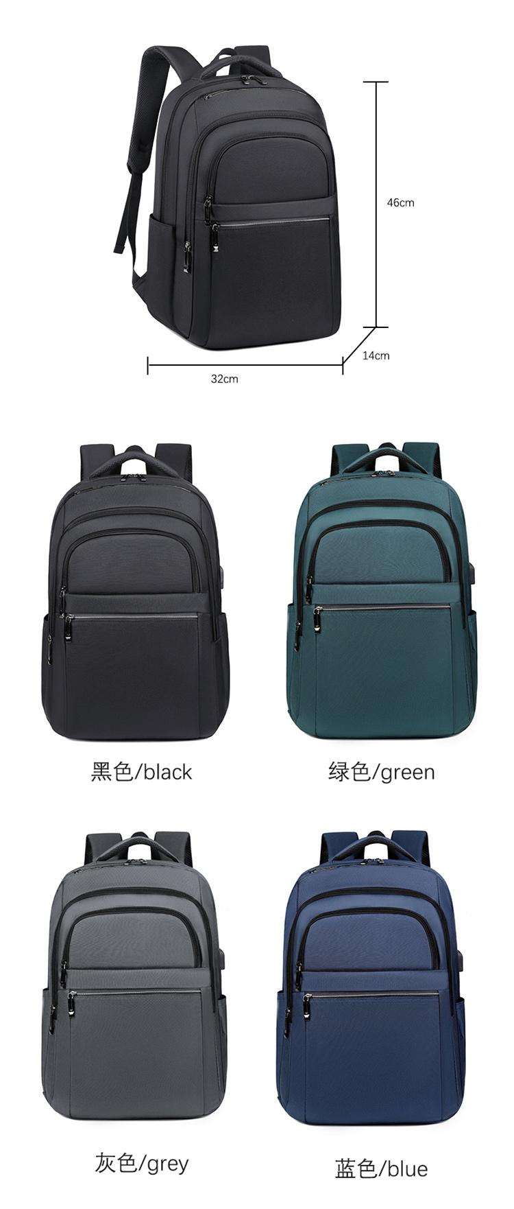 Product Introduction of New Arrival Large Capacity Backpack Customizable Durable Notebook Mochila Waterproof Business Travel Laptop Backpack for Men Wom 5