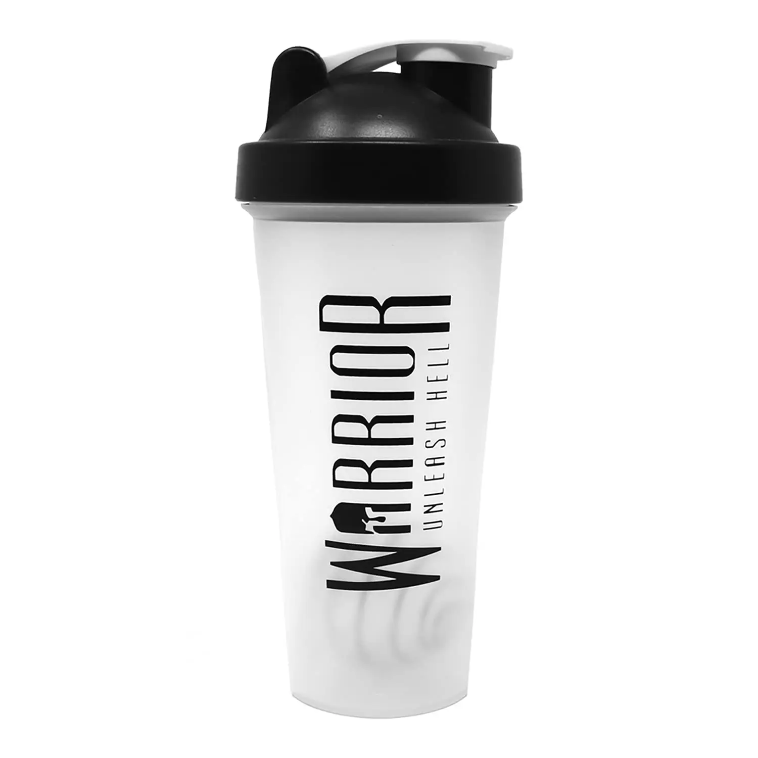 Protein Shaker Bottle, Includes Wire Mixball Blender – 600ml – Perfect for Mixing Powdered Shakes, Clear, BPA Free, Dishwasher Safe