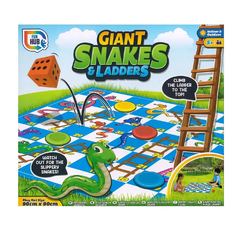 Grafix Just Play Giant Snakes And Ladders 0