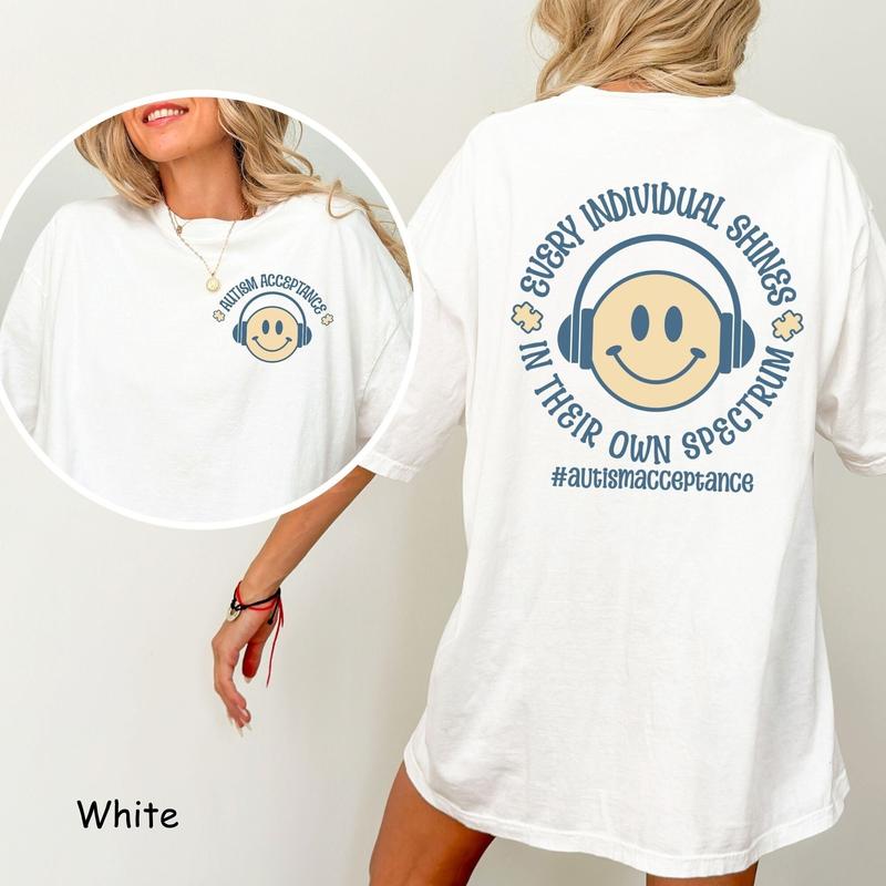 NeuroFriends  Autism Acceptance Shirt Autism Mom Tshirt Autism Awareness Month Aba Therapy Behavior Analyst Shirt Neurodiversity Shirt Oversized Tee UKY24025461 0