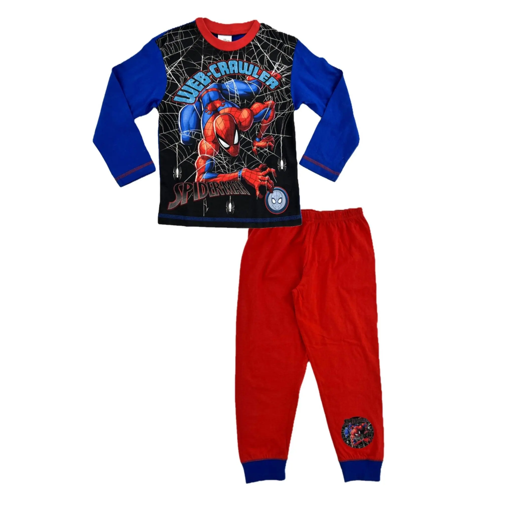 Marvel Spider-Man Boys’ Pyjamas – Web Crawler Design – 100% Cotton – Ages 5-10