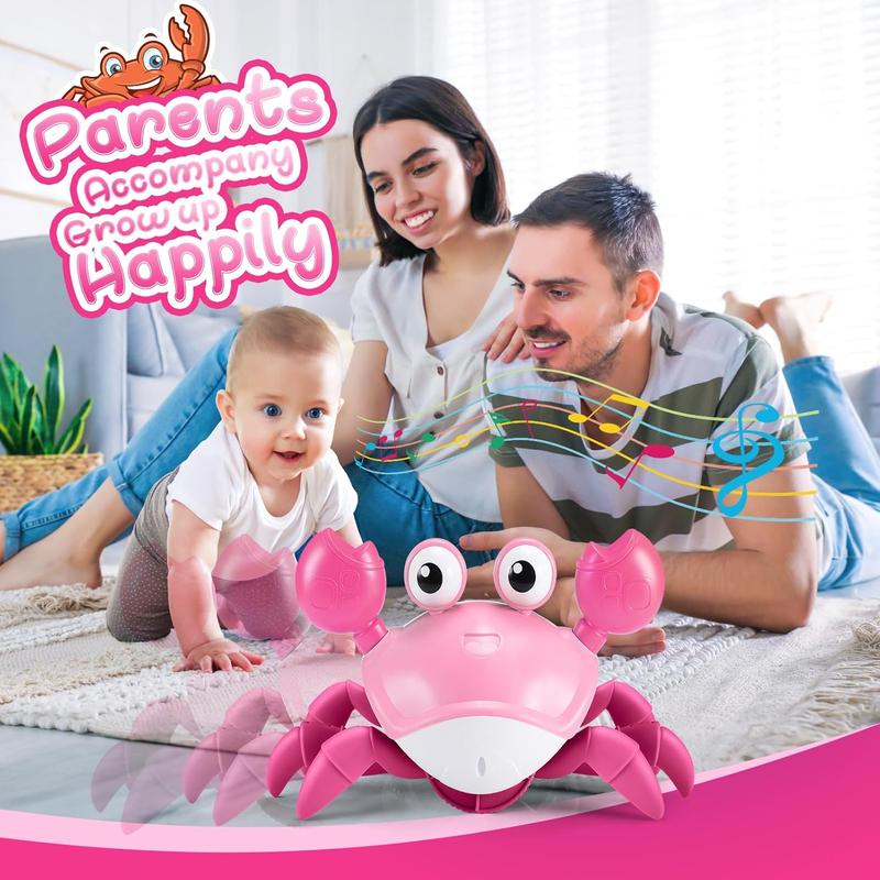 Crawling Crab Toy 1 2 3 4 Year Old Girl Gifts 1-4 Year Old Girl Toys Montessori Toys for Babies 6-12 Months Baby Toys 0-6 Months Birthday Gifts for Girls Toddler Toys 2
