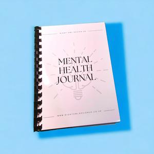 Neutral Mental Health Diary Journal for Anxiety & Depression - 31 Day Daily Journal with Coping Techniques & Mood Tracker