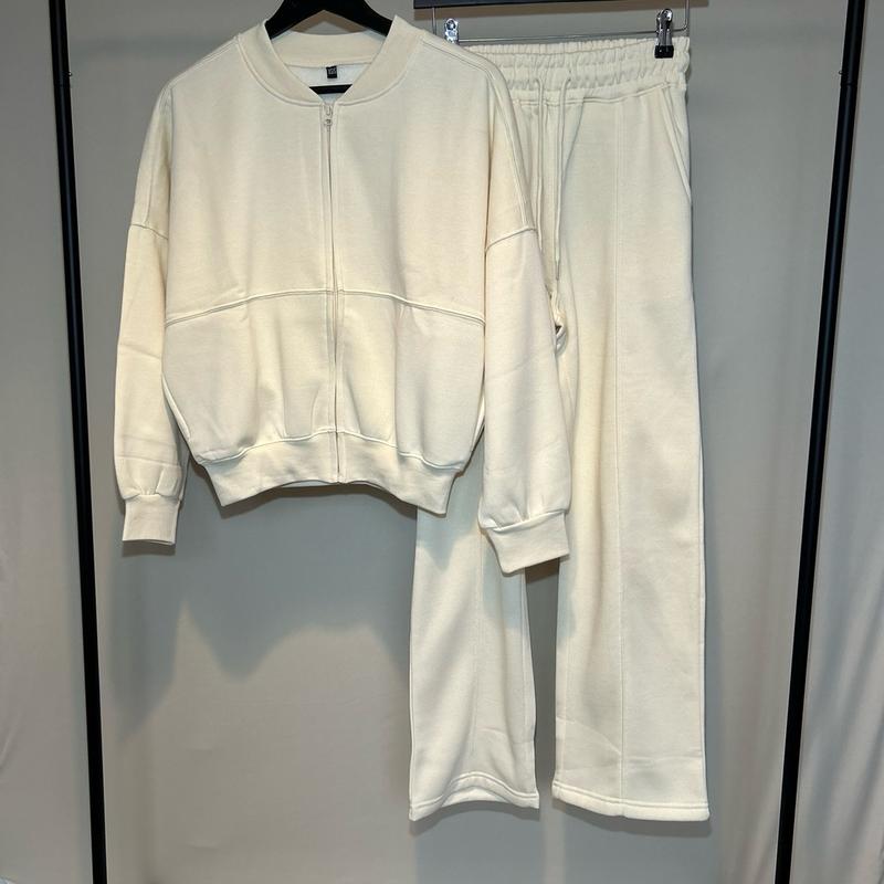 Bomber jacket and seam front straight leg tracksuit 6