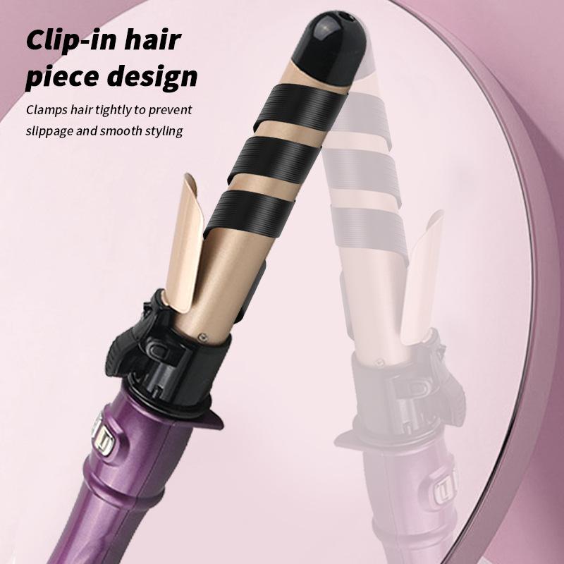Automatic Rotating Hair Curler Electric Heated Hair Curling Iron Professional Hair Styling Tool for Home and Salon Use Perfect for Beach Waves and Hairdressing Gifts Durable Comfort 4