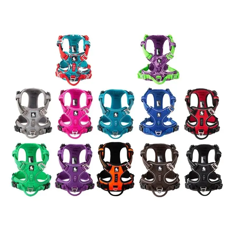 Truelove Reflective Dog Harness - No Pull Adjustable Vest for Medium & Large Dogs