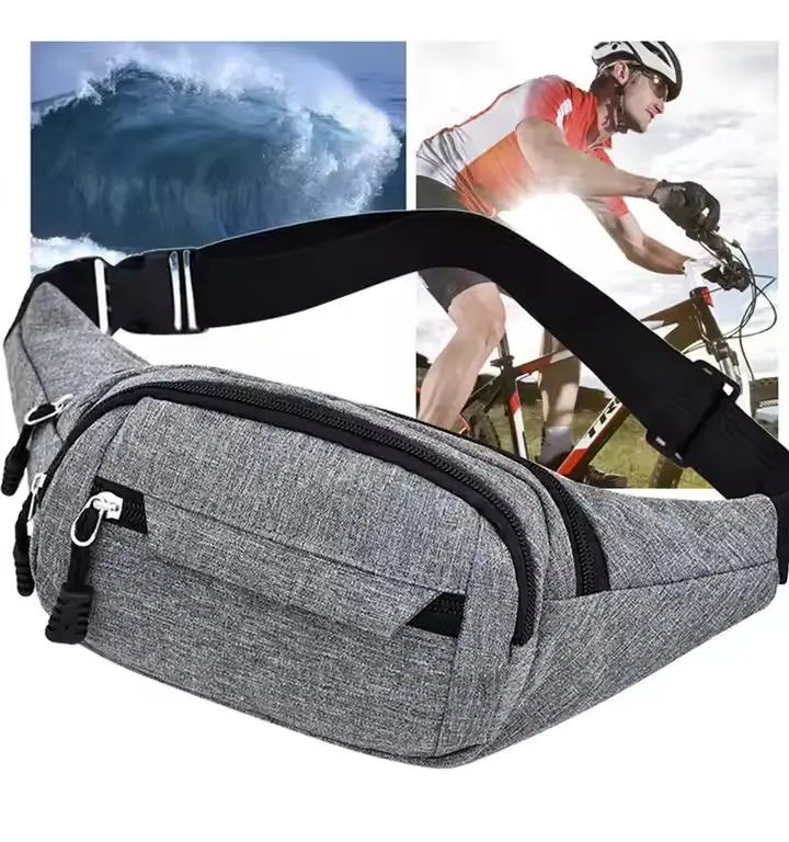 Multifunctional Waist Bag, Men & Women, Wear-resistant Scratch-resistant Crossbody Waist Pack, Portable Waist packs  for Travel Walking Running Hiking Cycling 7