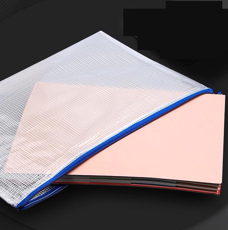 UK Seller 5/10 pcs Colorful A4 Plastic Document Wallets Zip Lock Bags stationery  - Large Capacity Home Office School College Waterproof Files Pouch 4